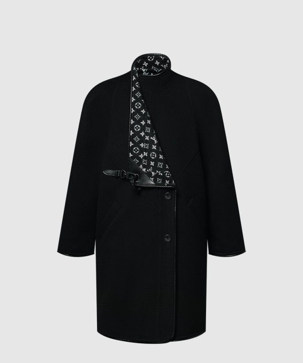 [LOUIS VUITTON-루이비통]더블 페이스 롱 클립 프론트 코트 1AIPOA