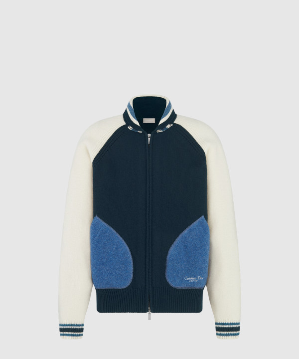 [DIOR-디올]Christian Dior Couture 은방울꽃 바시티 가디건 593M4