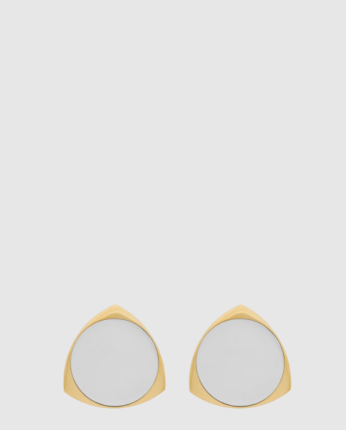 [SAINT LAURENT-생로랑]메탈 소재의 쉴드 이어링 788236