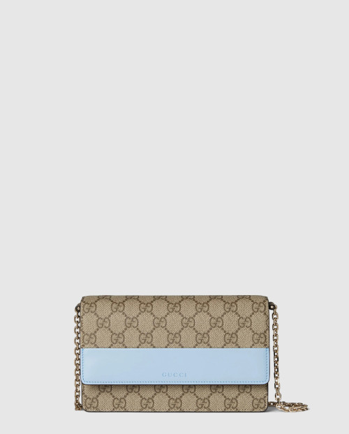 [GUCCI-구찌]GG 엠블럼 체인 지갑 838151