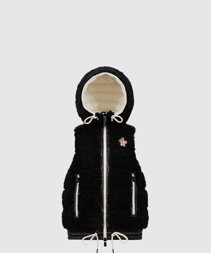 레플리카|이미테이션 moncler-몽클레어패딩-처리된-테디-플리스-지퍼-베스트