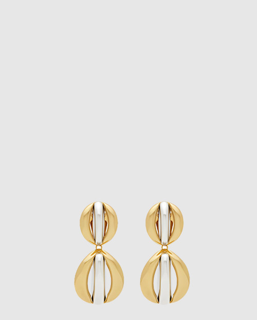 [SAINT LAURENT-생로랑]메탈 소재의 CASSANDRE 듀오 링 크 774623