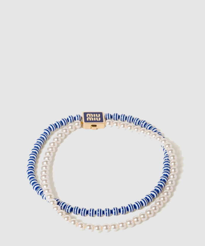 레플리카|이미테이션 miumiu-미우미우펄-메탈-초커-5ic102