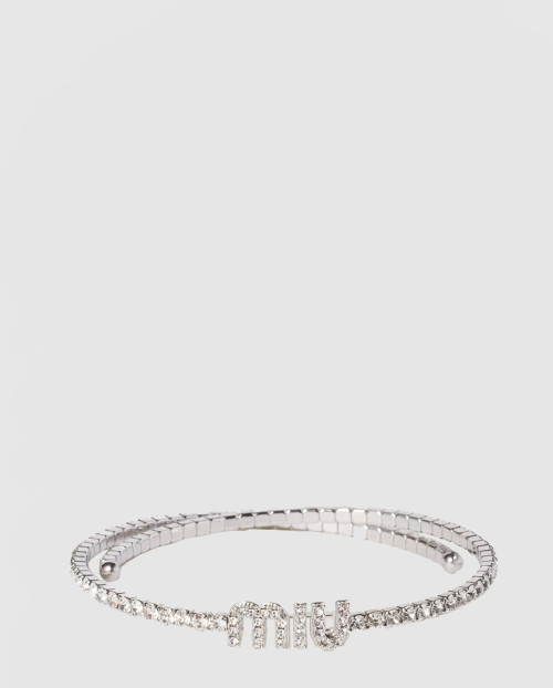 [MIUMIU-미우미우]크리스탈 초커 네크리스 5JC871