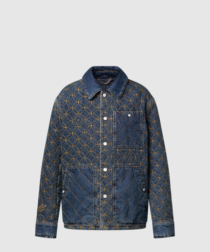 레플리카|이미테이션 louis-vuitton-루이비통엠브로이더드-데님-블루종-1ailm4