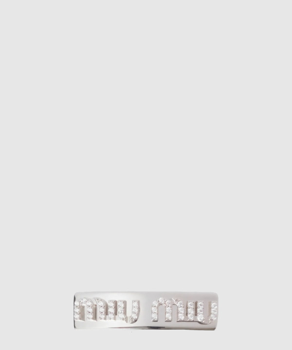 [MIUMIU-미우미우]크리스탈 메탈 헤어클립 5IF118