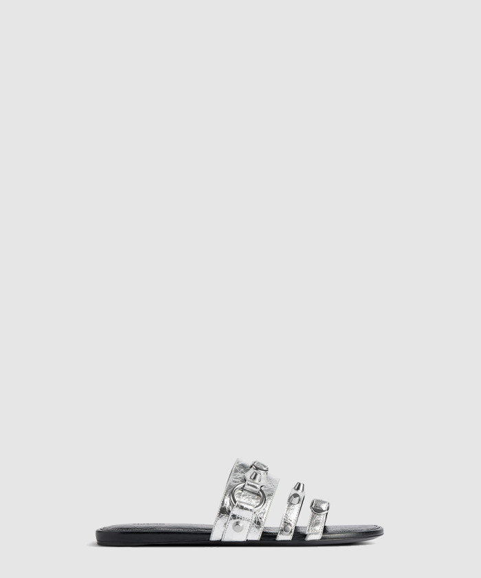 레플리카|이미테이션 balenciaga-발렌시아가시티-플랫-뮬-실버-834692