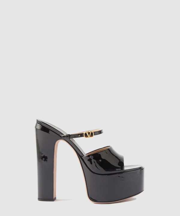 [VALENTINO-발렌티노]가죽 플랫폼 뮬