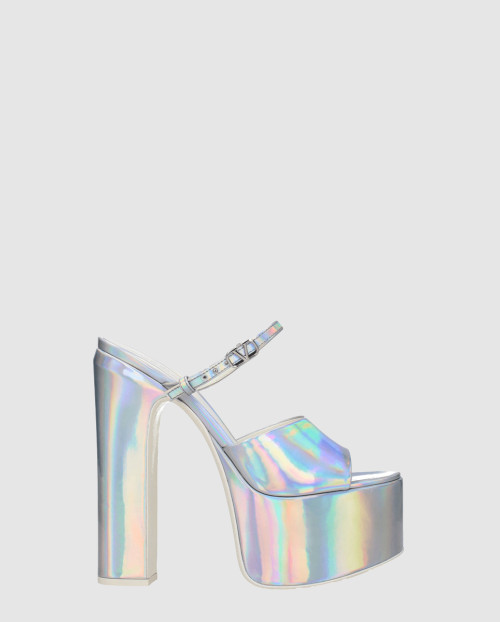 [VALENTINO-발렌티노]가죽 플랫폼 뮬