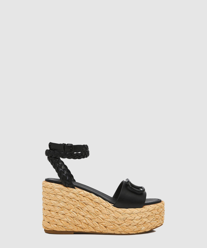 레플리카|이미테이션 valentino-발렌티노로고-웨지-에스파드릴