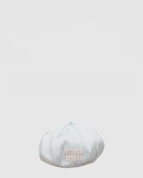 [MIUMIU-미우미우]로고 베레모 5HC897