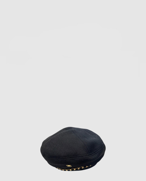 [CHANEL-샤넬]로고 베레모 AA4456