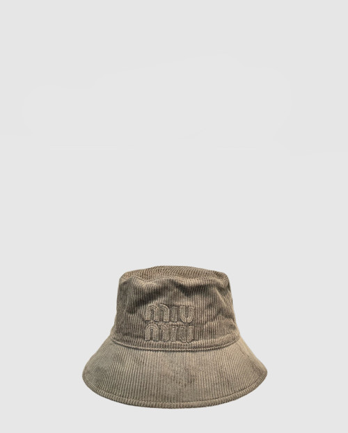 [MIUMIU-미우미우]코듀로이 버킷햇 5HC882