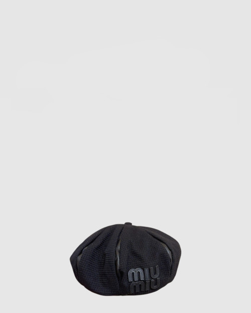 [MIUMIU-미우미우]로고 베레모 5HC272