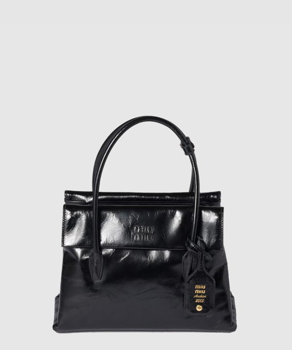 [MIUMIU-미우미우]솔리테르 광택 가죽 백 5BA302
