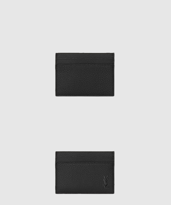 [SAINT LAURENT-생로랑]카드 홀더 아이코닉 시그니처 687098