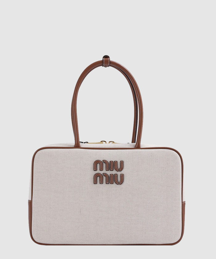 레플리카|이미테이션 miumiu-미우미우캔버스-탑핸들백-5bb117