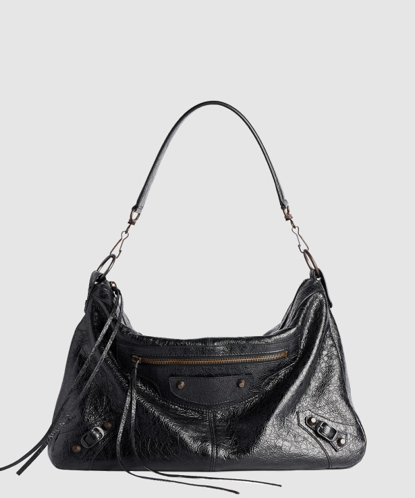 [BALENCIAGA-발렌시아가]남성 르 시티 모토 미디엄 블랙 846186