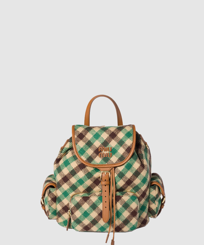 레플리카|이미테이션 miumiu-미우미우플래드-및-가죽-백팩-5bz042