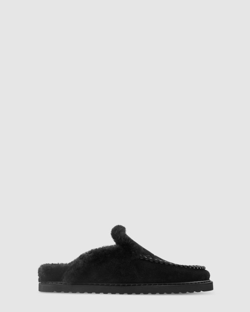 [LOUIS VUITTON-루이비통]코르티나 클로즈 모노그램 스웨이드 샌들 뮬 1AITHA