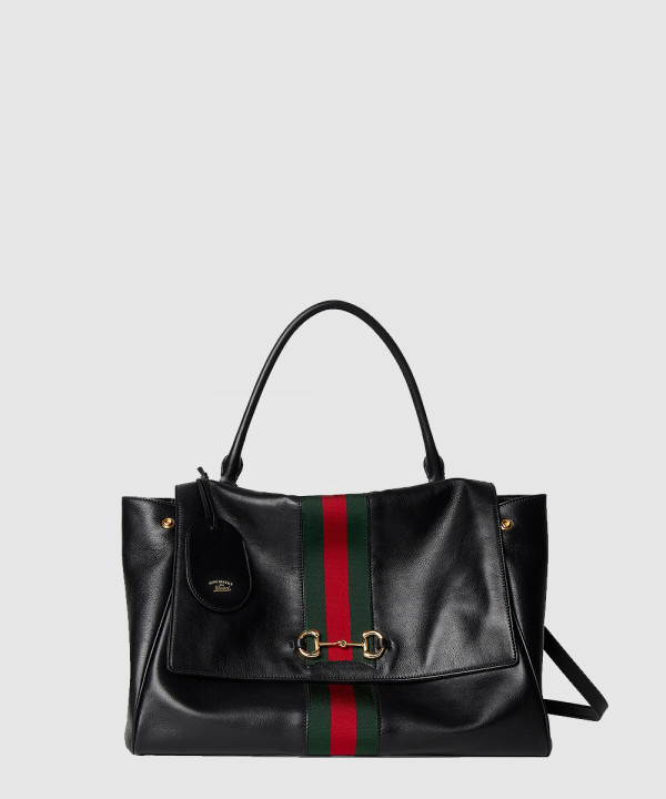 [GUCCI-구찌]파파라초 라지 탑 핸들백 875019