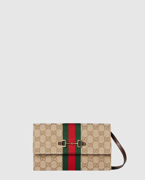 [GUCCI-구찌]홀스빗 웹 스트랩 지갑 867120