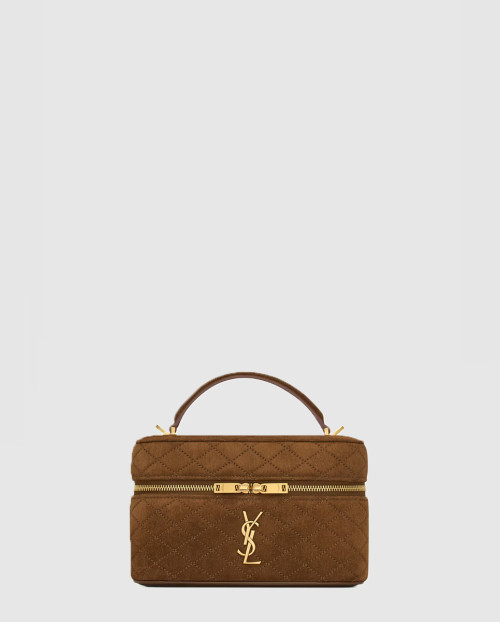 [SAINT LAURENT-생로랑]스웨이드 소재 GABY VANITY 766731