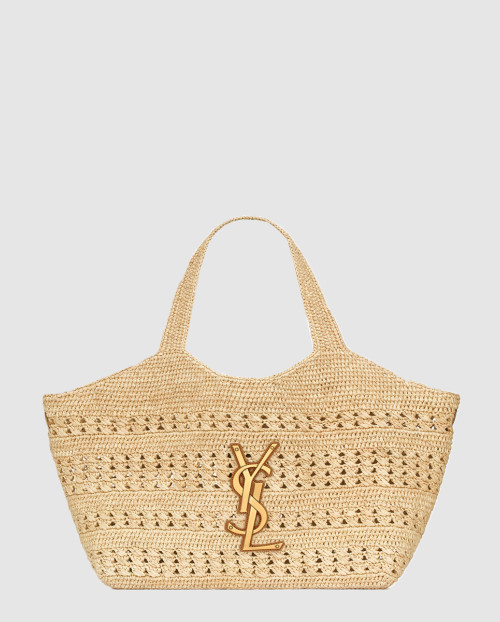 [SAINT LAURENT-생로랑]라피아 소재 ICARE 미디엄 868748