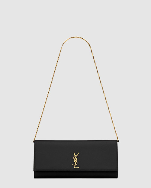 [SAINT LAURENT-생로랑]그랑 드 뿌드르 가죽 소재 KATE 클러치 백 851921