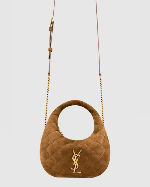 [SAINT LAURENT-생로랑]퀼팅 스웨이드 소재 ICARINO 미니 백 871329