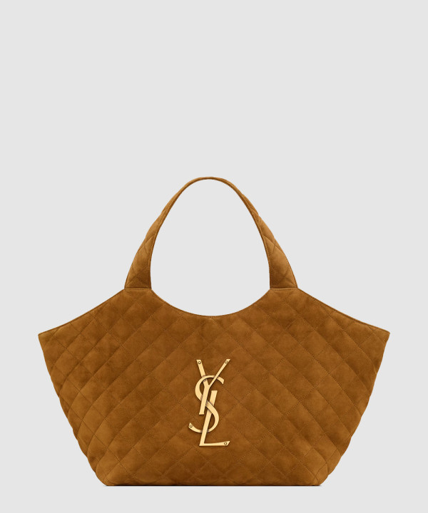 [SAINT LAURENT-생로랑]퀼팅 스웨이드 소재 ICARE 미디엄백 858191