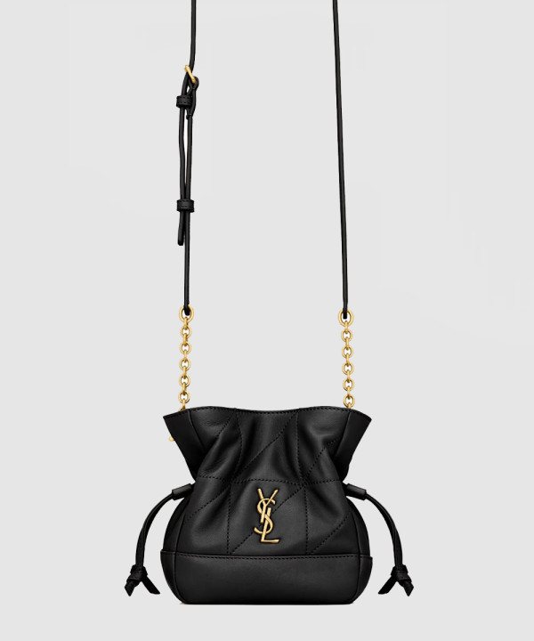 [SAINT LAURENT-생로랑]램스킨 소재 JAMIE 미니 숄더 파우치 859174