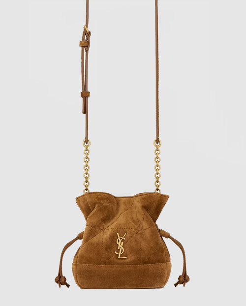 [SAINT LAURENT-생로랑]스웨이드 소재 JAMIE 미니 숄더 파우치 859174