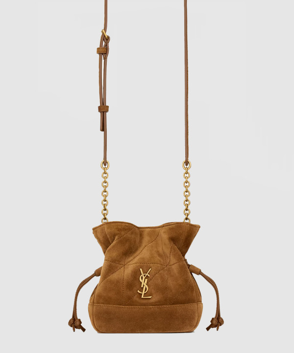 [SAINT LAURENT-생로랑]스웨이드 소재 JAMIE 미니 숄더 파우치 859174