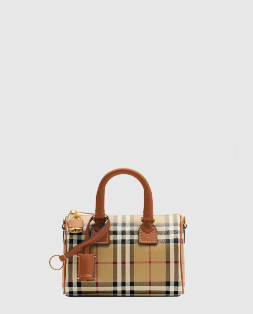 [BURBERRY-버버리]미니 체크 볼링 백 81185651