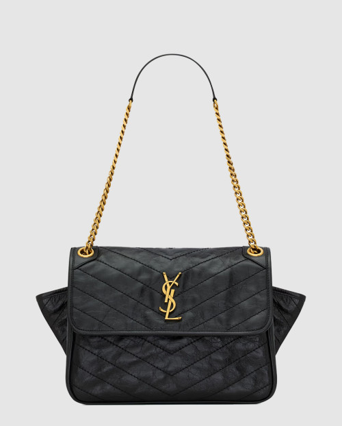 [SAINT LAURENT-생로랑]빈티지 가죽 소재의 NIKI TRIPOUCH 812943