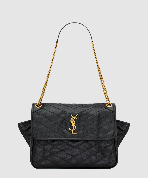 [SAINT LAURENT-생로랑]빈티지 가죽 소재의 NIKI TRIPOUCH 812943