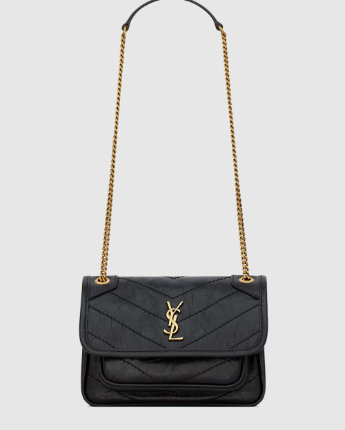 [SAINT LAURENT-생로랑]빈티지 가죽 소재의 니키 미니 846087