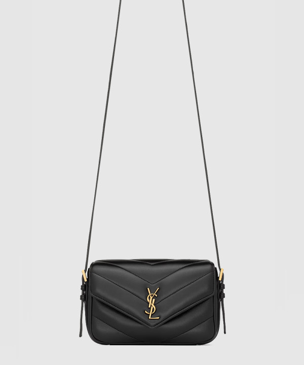 [SAINT LAURENT-생로랑]MATELASSÉ 양가죽 LOULOU 토이 크로스바디 873156