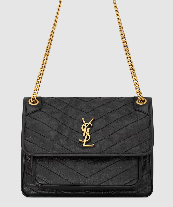 [SAINT LAURENT-생로랑]빈티지 가죽 소재의 NIKI 미디엄 사이즈입니다 633184