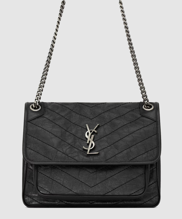 [SAINT LAURENT-생로랑]빈티지 가죽 소재의 NIKI 미디엄 사이즈입니다 633184