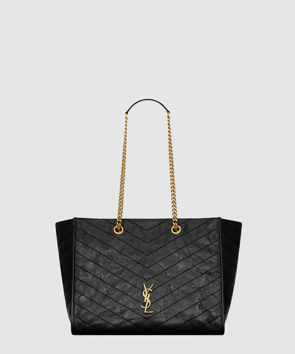 [SAINT LAURENT-생로랑]빈티지 가죽으로 만든 니키 스몰 쇼핑 872680