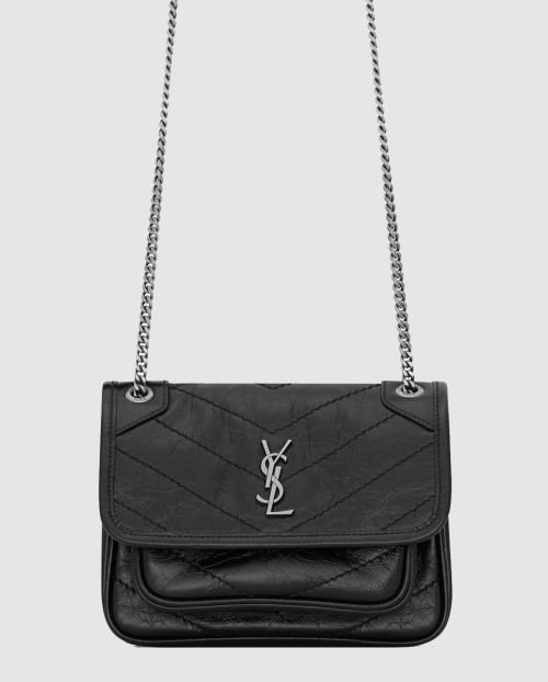[SAINT LAURENT-생로랑]빈티지 가죽 소재의 NIKI 베이비 633185