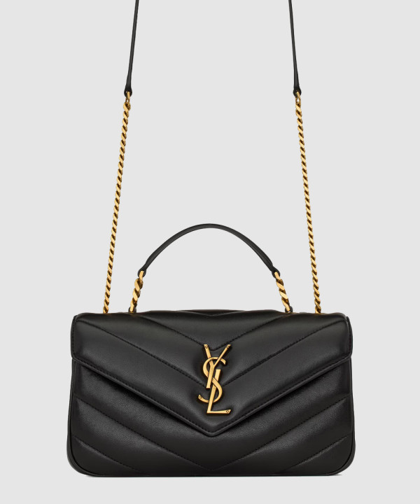 [SAINT LAURENT-생로랑]MATELASSÉ 양가죽 LOULOU 탑 핸들 869461