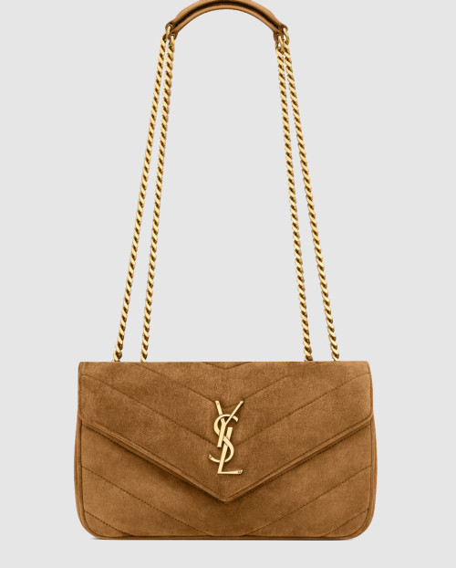 [SAINT LAURENT-생로랑]MATELASSÉ 스웨이드 소재의 LOULOU 스몰 871618