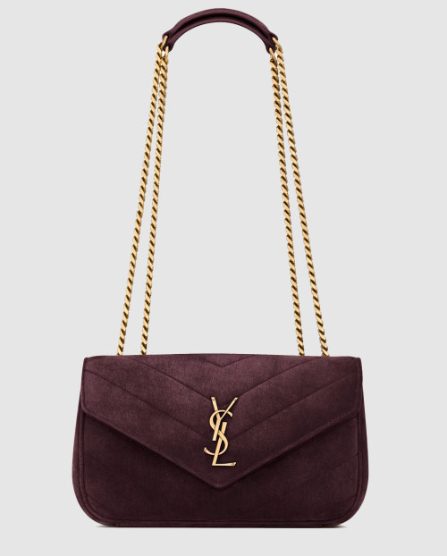 [SAINT LAURENT-생로랑]MATELASSÉ 스웨이드 소재의 LOULOU 스몰 801437