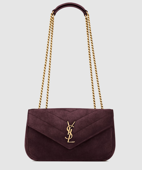 [SAINT LAURENT-생로랑]MATELASSÉ 스웨이드 소재의 LOULOU 스몰 801437