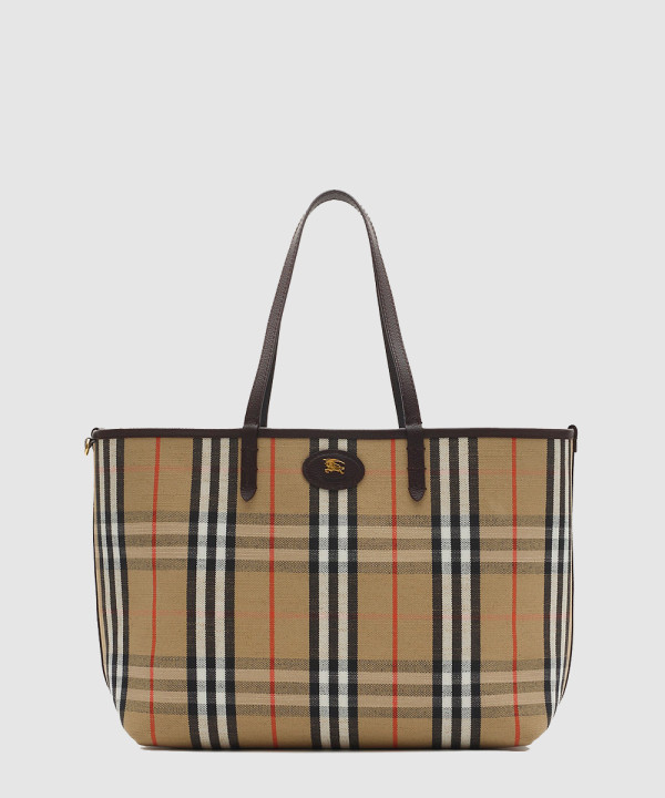 [BURBERRY-버버리]미디엄 리버시블 블룸스버리 토트 81195981