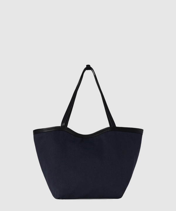 [THE ROW-더로우]Park Tote Three Canvas 코튼 캔버스 가죽 백 W1892W