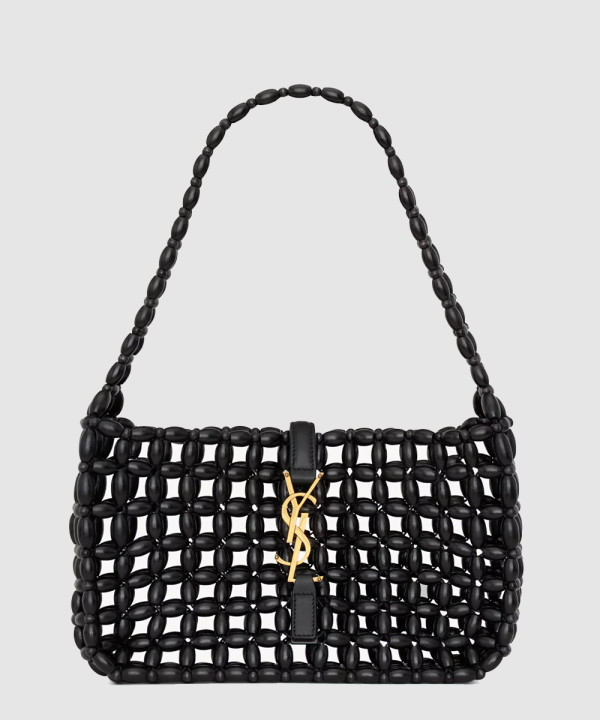 [SAINT LAURENT-생로랑]우드 비즈 소재 LE 5 À 7 백 862997